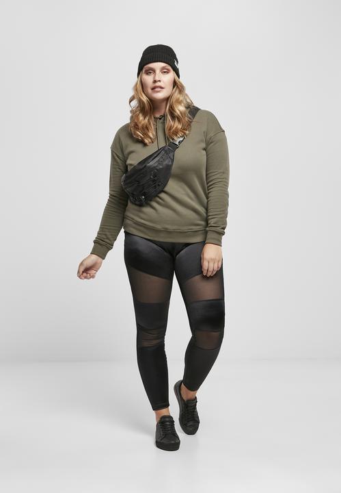 Actual product image Urban Classics Ladies Shiny Tech Mesh Leggings (XS)