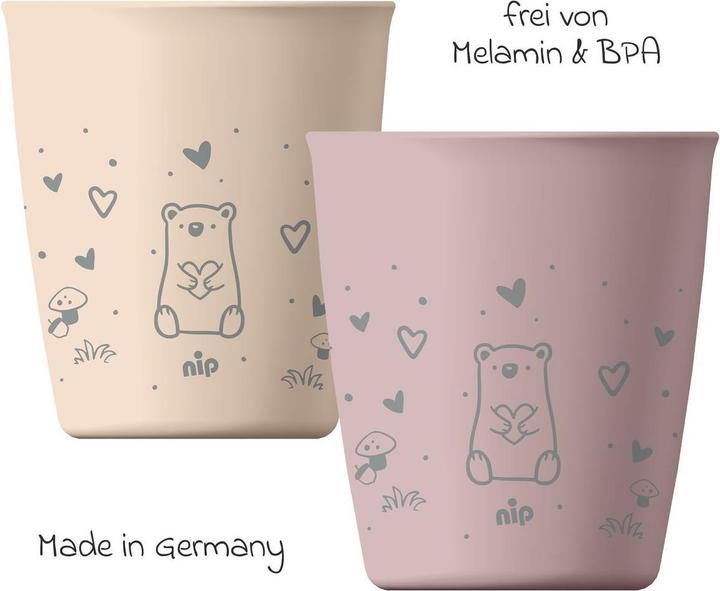 Actual product image NIP Kindertassen & Kinderbecher Trinkbecher 2er Pack eat green - Blau