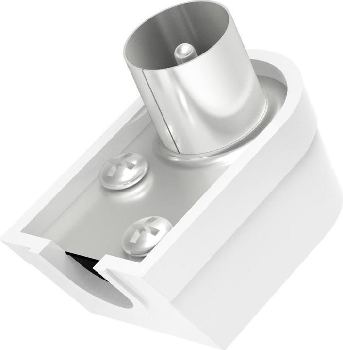 Produktbild Hama Antennen-Stecker, Koax-Winkel 90°, schraubbar (Antennenkabel)