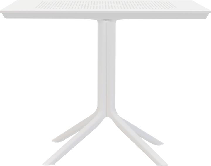 Image du produit CLP Table de jardin Lenval 80 x 80 cm robuste & résistante aux intempéries (80 cm)
