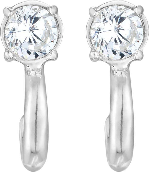 Produktbild Elli Ohrringe Creolen Zirkonia 925 Silber (925er Sterling Silber, Zirkonia)
