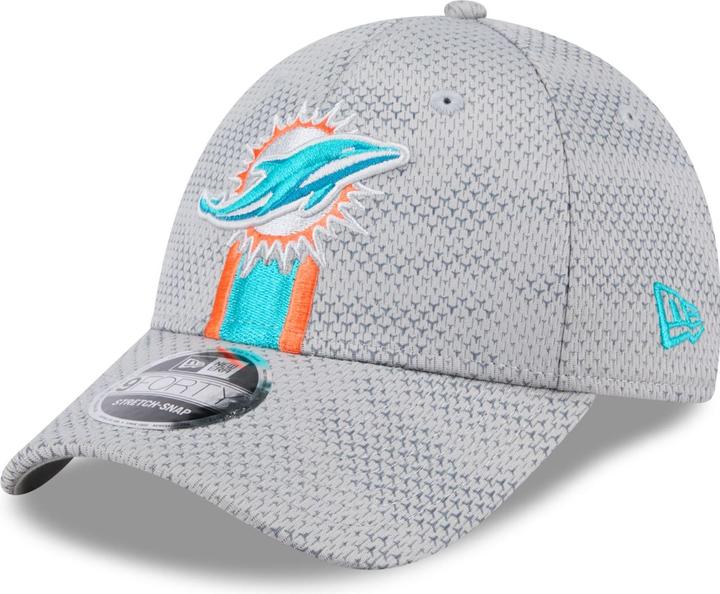 Actual product image New Era 9Forty Stretch Cap SIDELINE Miami Dolphins grey (One size)