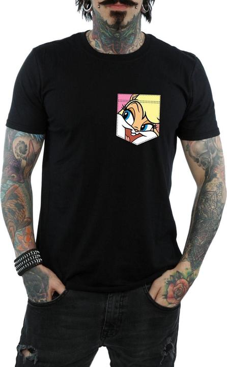 Produktbild Looney Tunes Lola Bunny Face Faux Pocket TShirt (M)