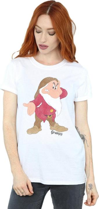 Immagine prodotto Snow White Maglietta da donna/ragazzo in cotone Grumpy Boyfriend (L)