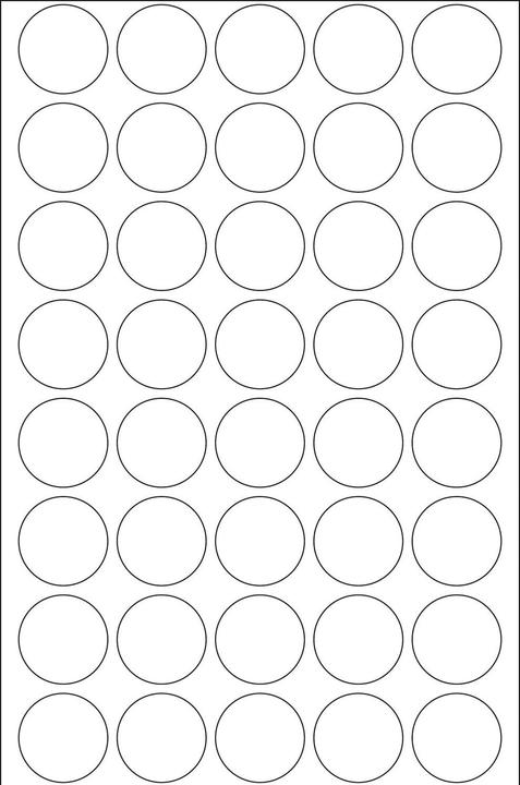 Actual product image HERMA Marking points