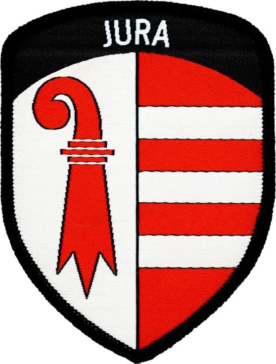 Actual product image Charlie Mike Klettabzeichen Kantonswappen Jura