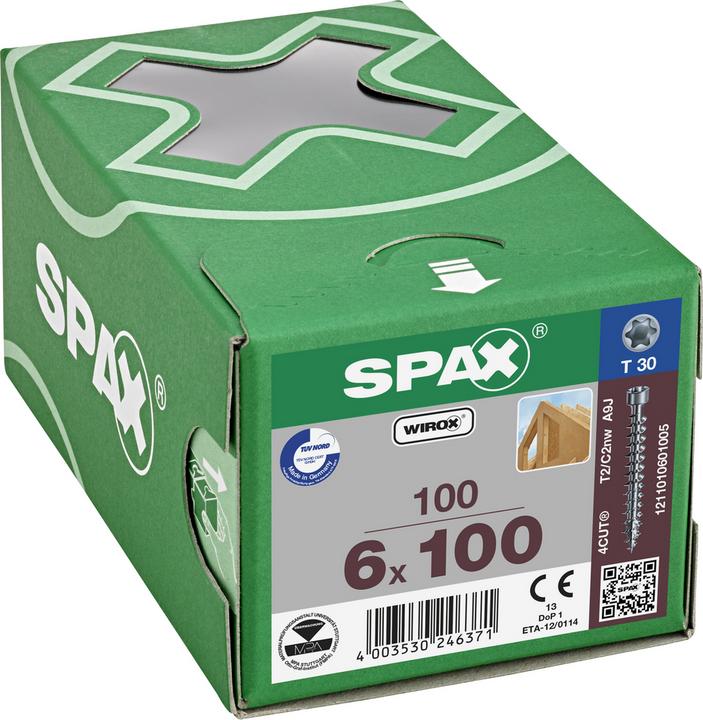 Produktbild Spax Zylinderkopfschrauben (100 Schrauben pro Stück)