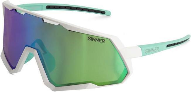 Immagine prodotto Sinner Gear Sünder Pace Sonnebril - Mat White - Fahrradobjektiv (Rosso opaco bianco, Cornice bianca opaca)
