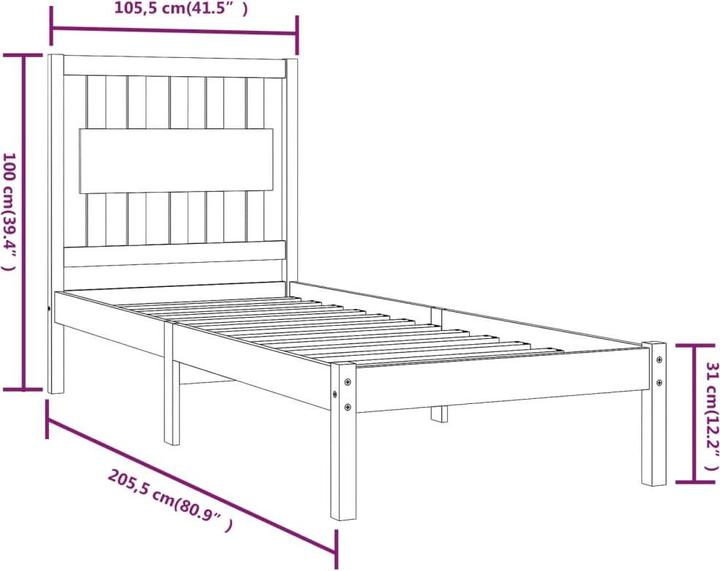 Produktbild VidaXL Thyria (120 x 200 cm)
