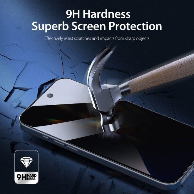 Actual product image Dux Ducis Privacy glass (1 Piece, Apple iPhone 16 Pro)