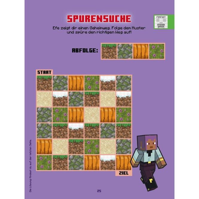 Actual product image Panini Minecraft: 1001 stickers: Stickers - puzzles - colouring in