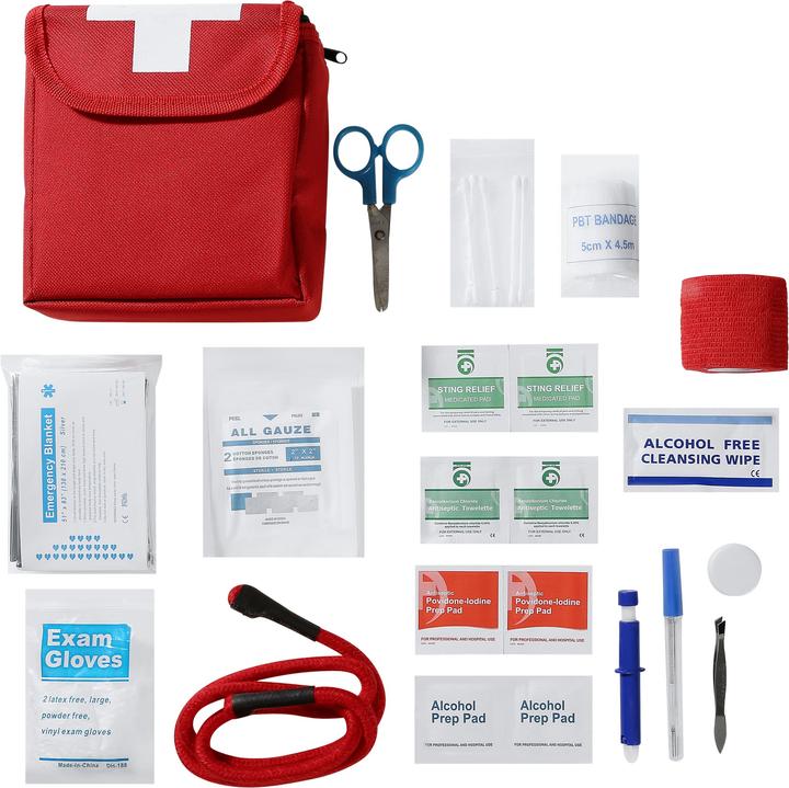Immagine prodotto Swisspet Kit di pronto soccorso 16 pezzi (Cane, Gatto, Roditori, Rettili, Uccello)