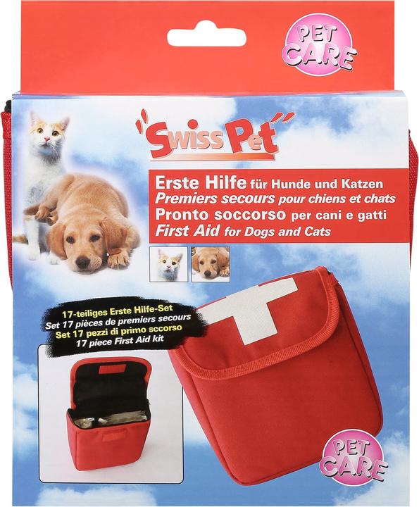 Swisspet Kit di pronto soccorso 16 pezzi (Cane, Gatto, Roditori, Rettili, Uccello)