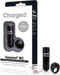 Actual product image Screaming O Charged Vooom Remote Control Bullet Black 0.1kg