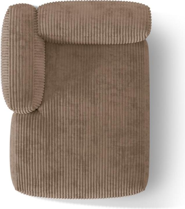Actual product image Micadoni Modular Chaise Longue Left, "Martina", 1 Seat, 176x123x75 Made in Europe (Chaise longue)
