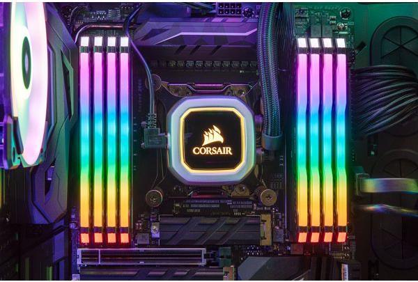 Produktbild Corsair DDR4 Vengeance RGB PRO 32GB 2-Kit (4 x 8GB, 3200 MHz, DDR4-RAM, DIMM)