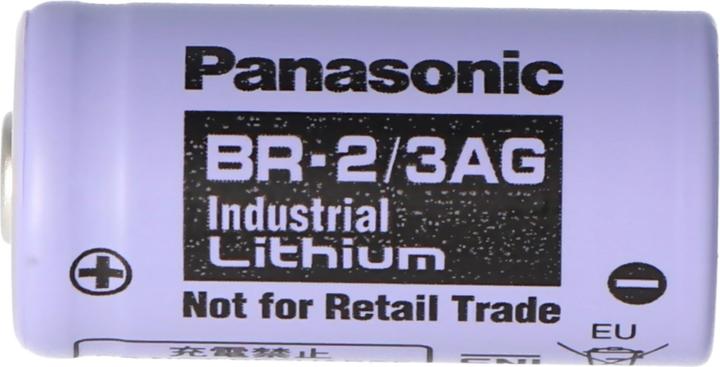 Actual product image Panasonic Batterie BR 2/3AGN 2/3 A Hochtemperaturzelle (1 pcs., 2/3 A, 1400 mAh)