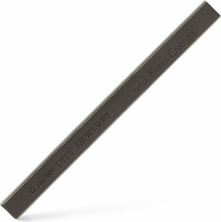 Image du produit Faber-Castell Craie à dessin Pitt Monochrome carré noir soft (noir brûlé soft, 1 x)