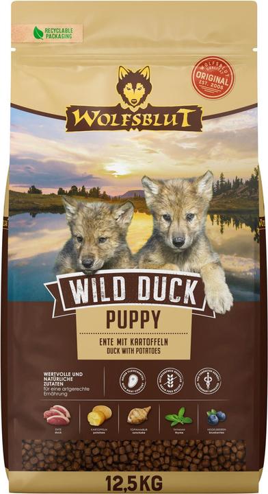Produktbild Wolfsblut Wild Duck (Welpe + Kitten, 1 Stk., 12500 g)