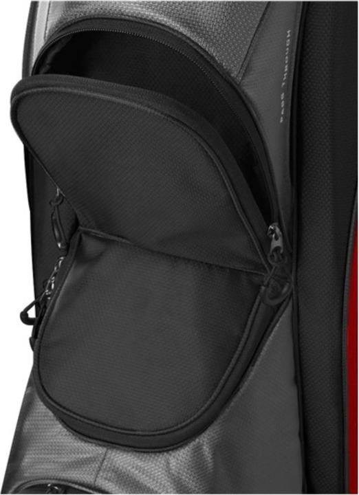 Produktbild Wilson - Feather Cartbag – Black/Red/Grey