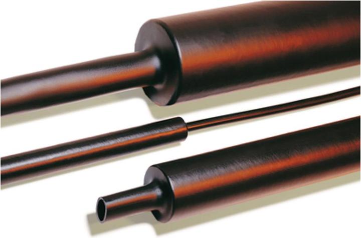 Produktbild Dönges Schrumpfschlauch mit Innenkleber, doppelwandig, schwarz, 19/6 mm, 1,22 m (1 x)