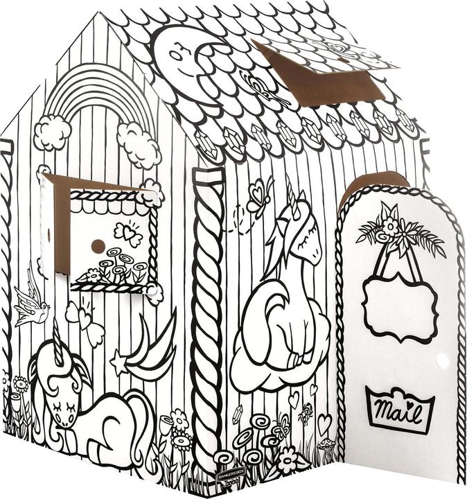 Actual product image Fellowes Unicorn Colouring Playhouse