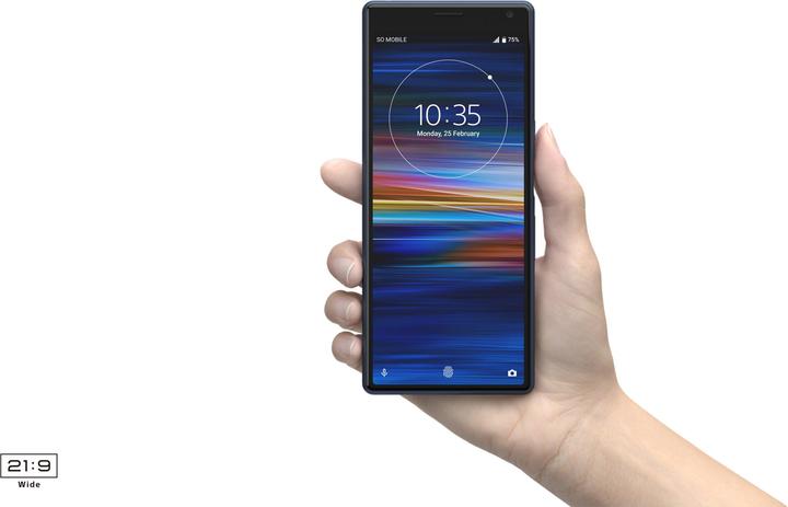 Actual product image Sony Xperia 10 (64 GB, Black, 6", Hybrid Dual SIM, 13 Mpx, 4G)