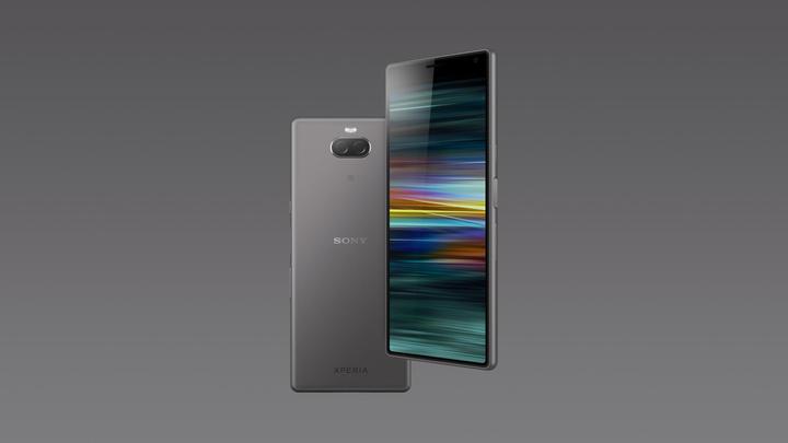 Actual product image Sony Xperia 10 (64 GB, Silver, 6", Hybrid Dual SIM, 4G)