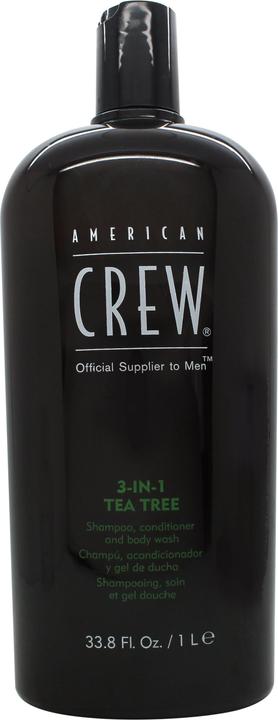 American Crew 3-IN-1 Tea Tree (1000 ml, Flüssiges Shampoo)