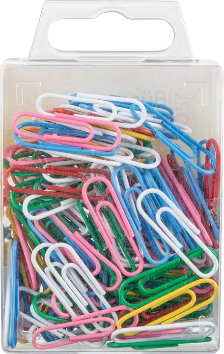 Image du produit Idena Trombones 120p. enrobés de plastique multicolore (120 x)