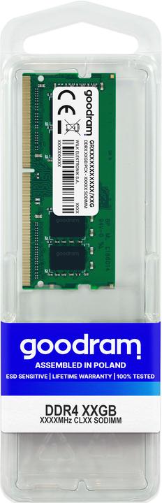 Actual product image Goodram GR2400S464L1716G (1 x 16GB, 2400 MHz, DDR4-RAM, SO-DIMM)