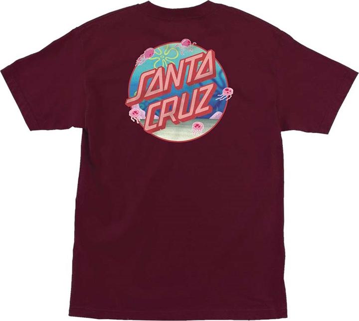 Actual product image Santa Cruz Sponge Bob Jellyfishing T-Shirt (S)