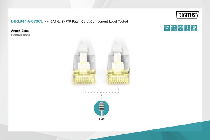 Produktbild Digitus Patchkabel (S/FTP, CAT6a, 7 m)