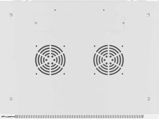 Actual product image Lanberg Wall rack 19 " 4U 600X450mm gray (4 RU, 19 inch rack)