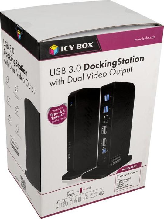Actual product image Icy Box IB-DK2252AC (USB-C, 12 Ports)