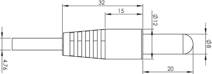 Produktbild H-Tronic Temperatursensor TS2 vergossen Kunststoff