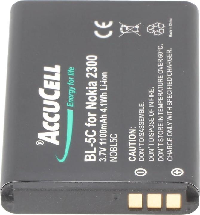 Actual product image XCell Battery Avus MMDR 12, V2 Nokia BL-5C, 1000059, BS-16, MP-S-A1