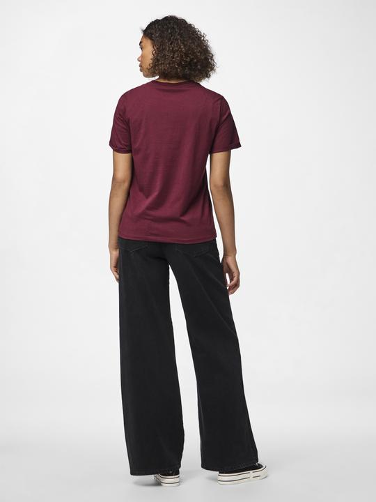 Actual product image Pieces Pcria Ss Fold Up Solid Tee Noos Bc (L)