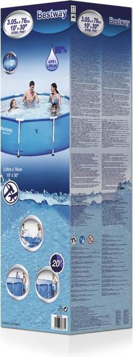 Image du produit Bestway Piscine Steel Pro Max 305x76cm (ø 305 x 75 cm)