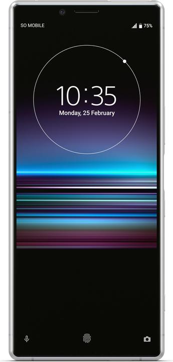 Produktbild Sony Xperia 1 (128 GB, White, 6.50", Hybrid Dual SIM, 12 Mpx, 4G)