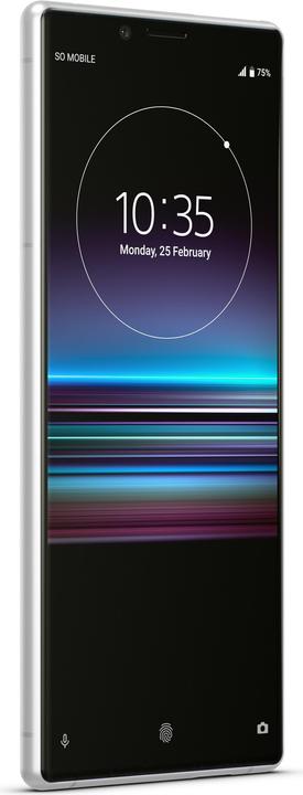 Produktbild Sony Xperia 1 (128 GB, White, 6.50", Hybrid Dual SIM, 12 Mpx, 4G)