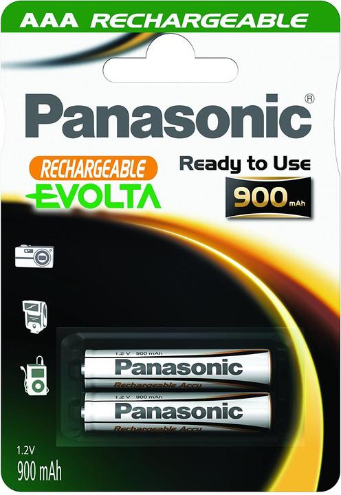 Panasonic Rechargeable Evolta (2 Stk., AAA, 900 mAh)
