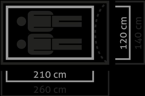 Image du produit Salewa Litetrek II (Tente igloo, 2.47 kg, 2 personnes)