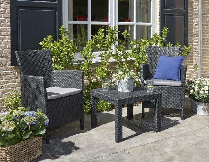 Produktbild Allibert Rinkinys Gartenmöbel Rosario Balcony Graphit