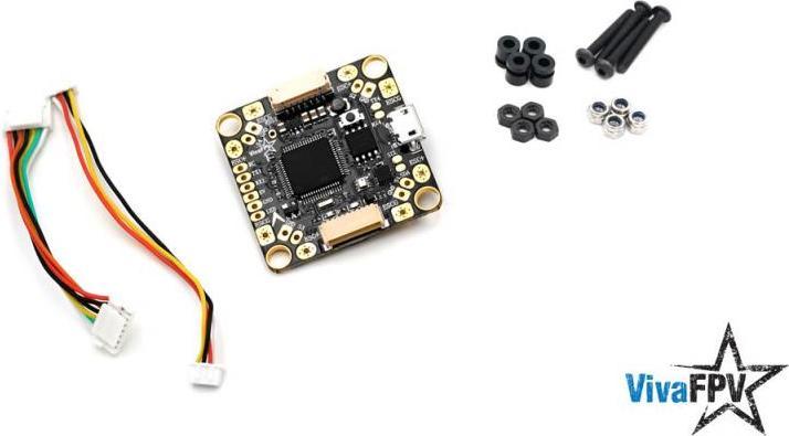 Actual product image VivaFPV F4 FC with OSD PDB