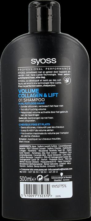 Produktbild Syoss Volume (500 ml, Flüssiges Shampoo)