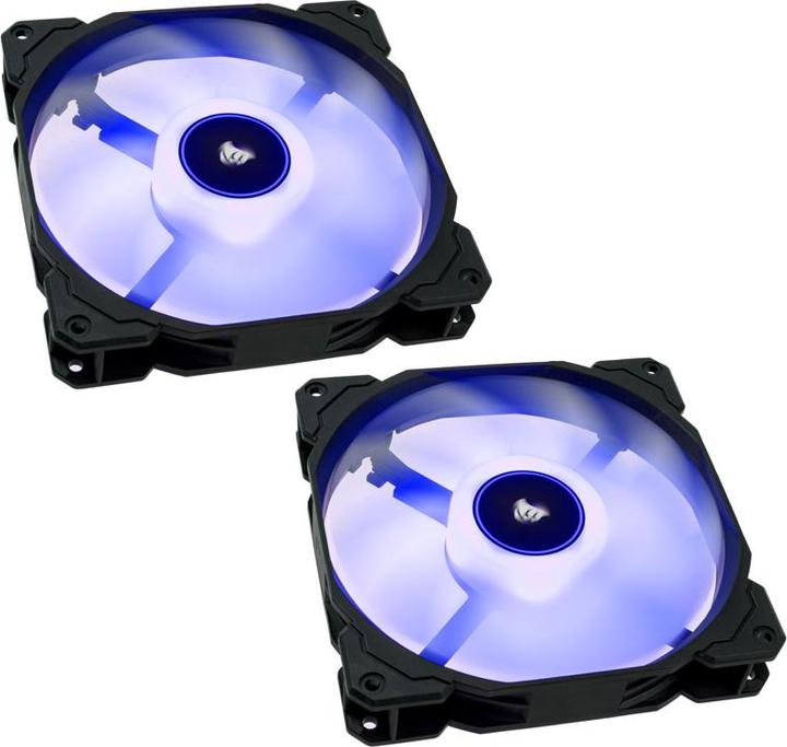 Actual product image Corsair LED Fan AF140-LED Low Noise Dual Pack (140 mm, 2 x)