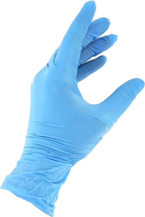 Actual product image 3A Purism nitrile gloves, 100 pieces, size S, blue (S)
