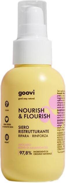 Actual product image Goovi NOURISH & FLOURISH Haarserum restrukturierend 100 ml (100 ml)