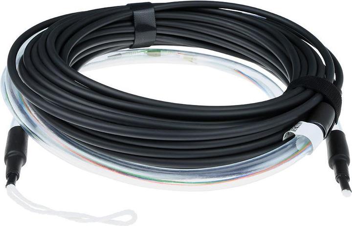 Produktbild 170 meter Multimode 50/125 OM4 indoor/outdoor cable 4 fibers with LC connectors (UTP, CAT8.1, 170 m)